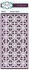 Creative Expressions- DL Stencil 4 in x 8 in- Patchwork Mosaic
