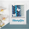 Creative Expressions- Jamie Rodgers- Wings of Wonder Collection- Moroccan Scalloped Lattice Background Craft Die