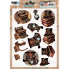 Find It Trading 3D DIE-Cut Push Out Sheet Steampunk Objects