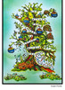 Katkin Krafts- 6 in x 8 in Clear Stamp Set- Tree Of Life