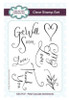Creative Expressions- A6 Clear Stamp Set- Petal Cascade Sentiments