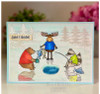 Creative Expressions- Jane's Doodles A5 Clear Stamp Set- Gone Fishing