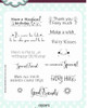 Creative Expressions- A5 Clear Stamp Set- Fairy Sentiments