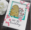 Creative Expressions- Sam Poole A6 Clear Stamp Set- Bee-you-tiful Beehive