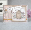 Creative Expressions- Sam Poole A6 Clear Stamp Set- Bee-you-tiful Beehive