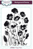 Creative Expressions- Rubber Stamp- Poppy Patch 4in x 6in