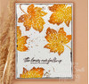Creative Expressions- Taylor Made Journals A5 Clear Stamp Set- Falling Leaves