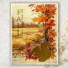 Creative Expressions- Taylor Made Journals A5 Clear Stamp Set- Falling Leaves