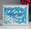 Creative Expressions- Sue Wilson- Bold Words- Celebrate Die & Stamp Set