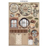Stamperia Junk journal stickers cut-outs backgrounds - Coffee & Chocolate
