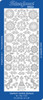 Starform BOATING NAUTICAL1172 SILVER Peel Stickers OUTLINE
