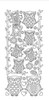 Ecstasy Crafts Peel-Off Stickers -Owls Silver 342400
