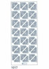 Starform CORNERS Silver 1017 Peel Stickers