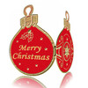 Doodey Gold Christmas Messages & Tags Double Embossed Peel Stickers 6 sheets
