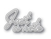 Memory Box 100% Steel Just a Note Cutting Die with Shaddow 94778