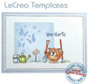 Leane Creatief- Clear Stamp- Little Owlies Combi 55.8351