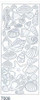 Starform Deco Stickers - Sea Shells Transparent Glitter SilverStickers