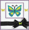 HOTP Dazzles Double-Stick Butterfly Stickers 1616