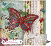 HOTP Dazzles Double-Stick Butterfly Stickers 1616