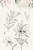 Studio Light Clear Stamp Lily flower Another Love Story 105x148mm nr.4