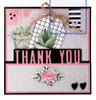Studio Light Cutting Die Thank You Sentiments Essentials 60x152x1mm 4 PC nr.218
