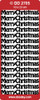 DOODEY DD2705 silver Merry Christmas Text Stickers Peel Outline
