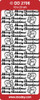DOODEY DD2706 MULTI Christmas Text Stickers Peel Outline