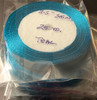 25 yd Satin Ribbon 2/5" TEAL Approx. 25-yards
