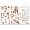 49 and Market Terracotta Rub-on Transfers