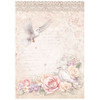 Stamperia A4 Rice Paper Selection- 6 designs, 1 of each - Romance Forever