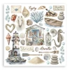 Stamperia Stamperia Silent Sea Rub-On 6.1"x6.1" 6/Pkg