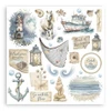 Stamperia Stamperia Silent Sea Rub-On 6.1"x6.1" 6/Pkg