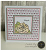 Jamie Rodgers Crafts - Mini Hearts 8" x 8" Stencil