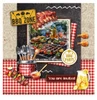 Studio Light Cardmaking Pad BBQ Party Essentials 14 Sheets Men's Cards!