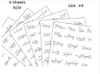 CrafTreat Sentiment Sheets - Stylish Sentiments 6 designs