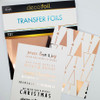 Deco Foil Cider Transfer Foils 6x6 in 12 PC