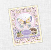 Paper Rose Petals & Pansies 6 x 8" Embossed Die Cuts 36391
