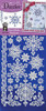 HOTP Dazzles Snowflake Stickers Blue Mirror Silver 2416 Dazzles HOTP