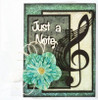 HOTP Paper Artist Just A Note Cutting Dies HOTP5347 Set of Two