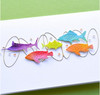 Memory Box 100% Steel School of Fish Cutting Die- 94570