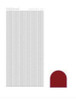 Hobby Lines Mini Pearl Lines Mirror Red Peel stickers HLM014