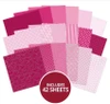 Hunkydory Crafts Mat & Layer Paper Pads - Pink Tones - Stunning Silver