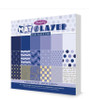 Hunkydory Crafts Mat & Layer Paper Pads - Blue Tones - Rich Gold