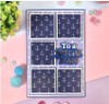 Hunkydory Crafts Mat & Layer Paper Pads - Blue Tones - Rich Gold