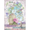 Stamperia Intl Hortensia Cage Rice Paper Sheet A4
