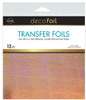 Deco Foil Sparkling Cider Transfer Foils 6x6 in 12 PC