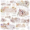 49 and Market ARToptions Plum Grove Sentiments 12x12 Rub-on Transfer Set