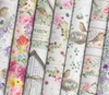 Ciao Bella 12"x 12" Paper Pad- 8 Double-sided papers- Sparrow Hill CBT053