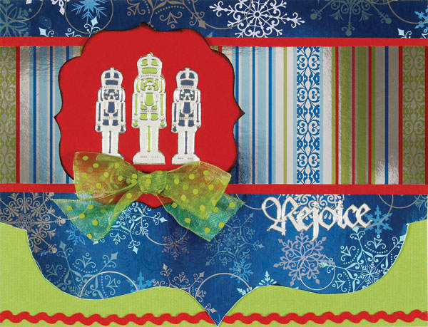 HOTP Dazzles NUTCRACKER Outline Stickers SILVER 2048