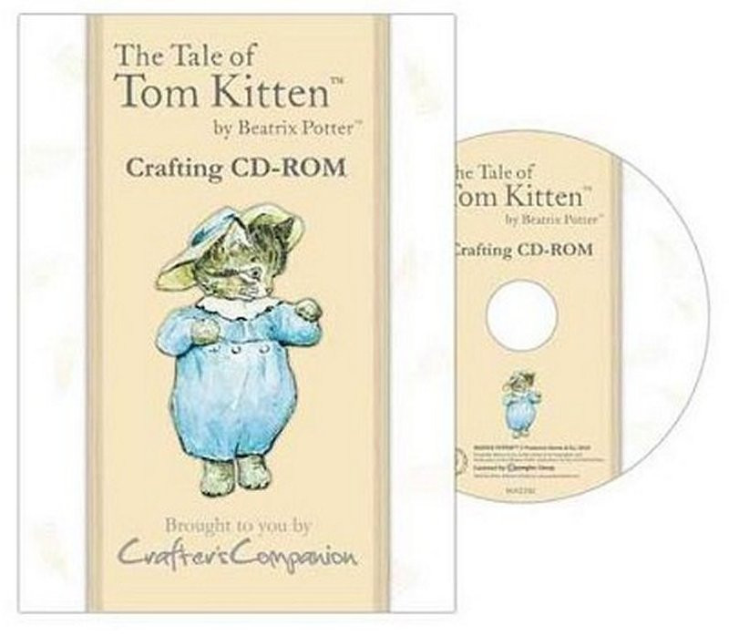 Beatrix Potter The Tale of TOM KITTEN Crafting CD-Rom Backing Papers Envelopes Note Papers Inserts Tea Bag Papers Borders More